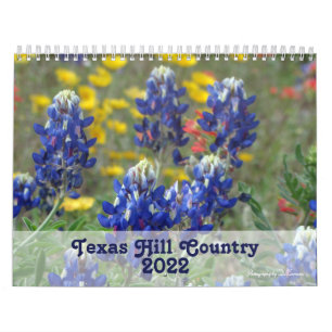 Calendrier du pays de Texas Hill