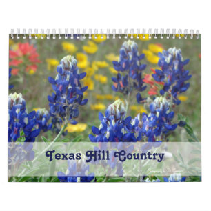 Calendrier du pays de Texas Hill
