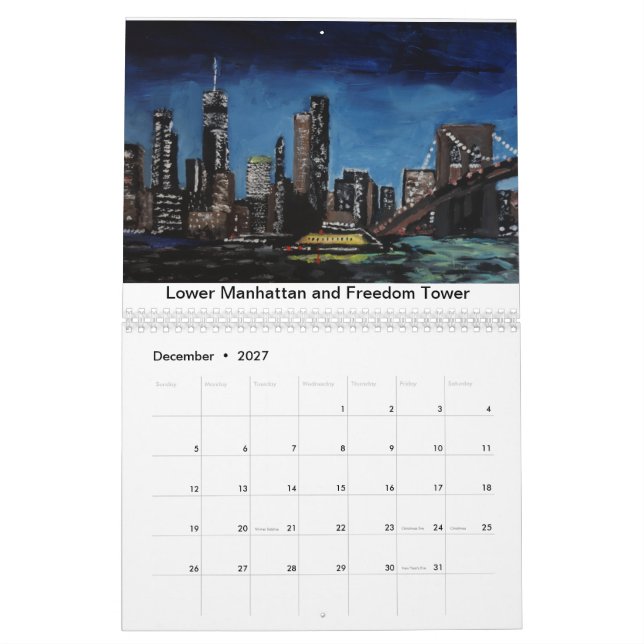 Calendrier du pont Brooklyn 2022 (Dec 2027)