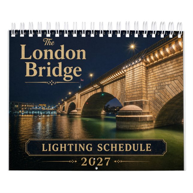 Calendrier du programme d'éclairage de London Brid (Protection)