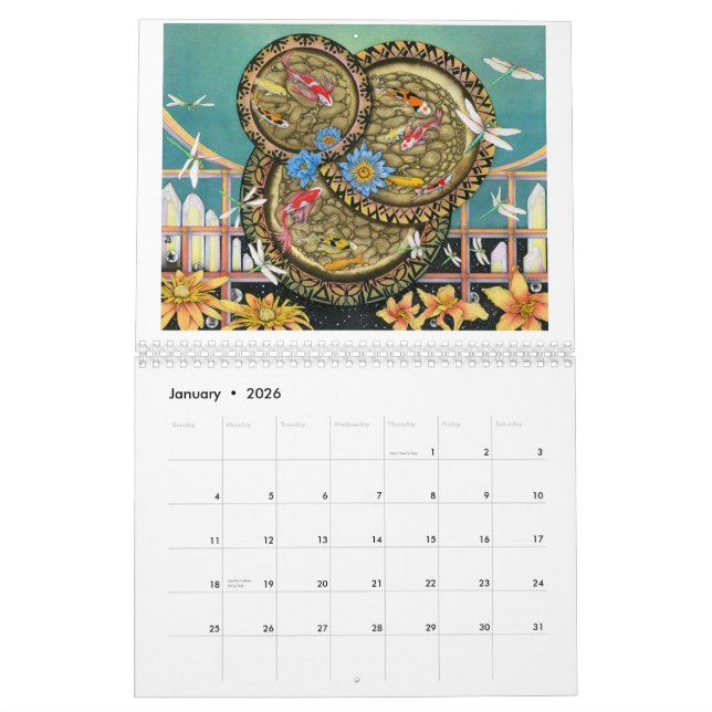 Calendrier du saule B Norris 2015 (Jan 2026)