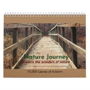 Calendrier du voyage nature 10 000 Feuilles d'auto