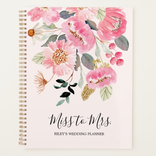 Calendrier du Wedding planner floral E705 (Devant)
