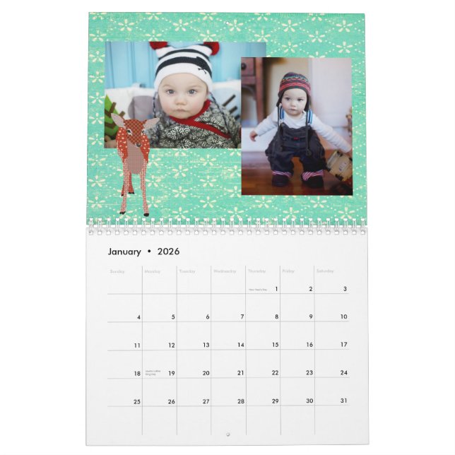 Calendrier du zoo 2012 du gris (Jan 2026)