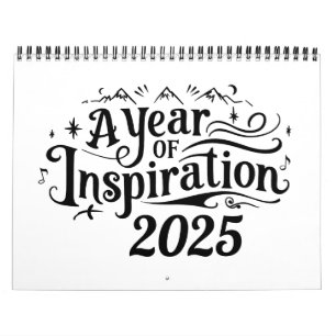 Calendrier d'une année d'inspiration
