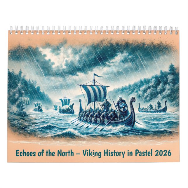 Calendrier Echoes of the North – Viking History in Pastel 202 (Protection)