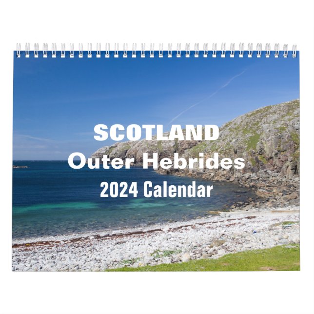 Calendrier Écosse Hébrides extérieures 2025 (Protection)