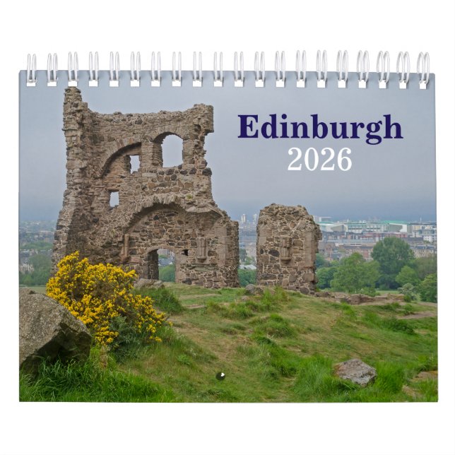 Calendrier Edinburgh 2026 Calendar (Protection)