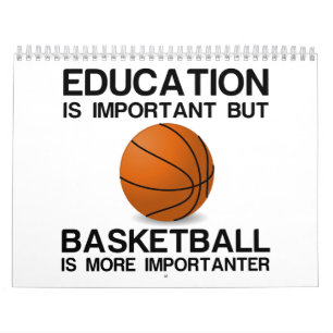 CALENDRIER ÉDUCATION IMPORTANTE BASKETBALL PLUS IMPORTANT