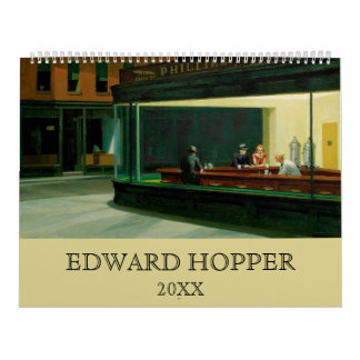Calendrier Edward Hopper Art Peintures Vintage