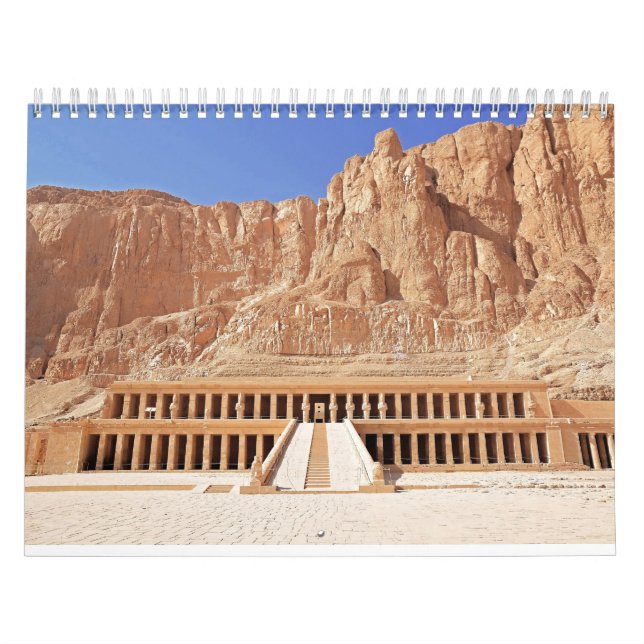 Calendrier Égypte ancienne Hatshepsut Temple paysage 2025 (Protection)