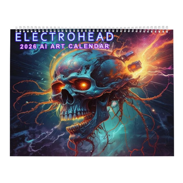 Calendrier Electrohead AI Art (Protection)