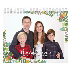 Calendrier Élégant Ajouter Votre Propre Photo 2-Page 2025 Cal