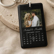 Calendrier Élégant de Mariage et d'Anniversaire de