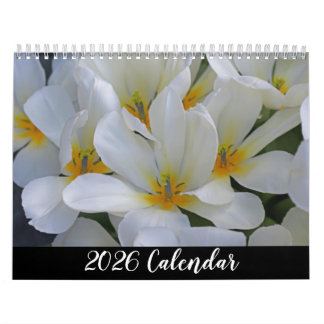 Calendrier Elégant Jardin Fleur Plante Nature Photographie