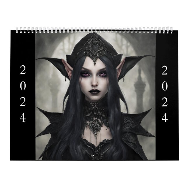 Calendrier Elfe foncé (Protection)
