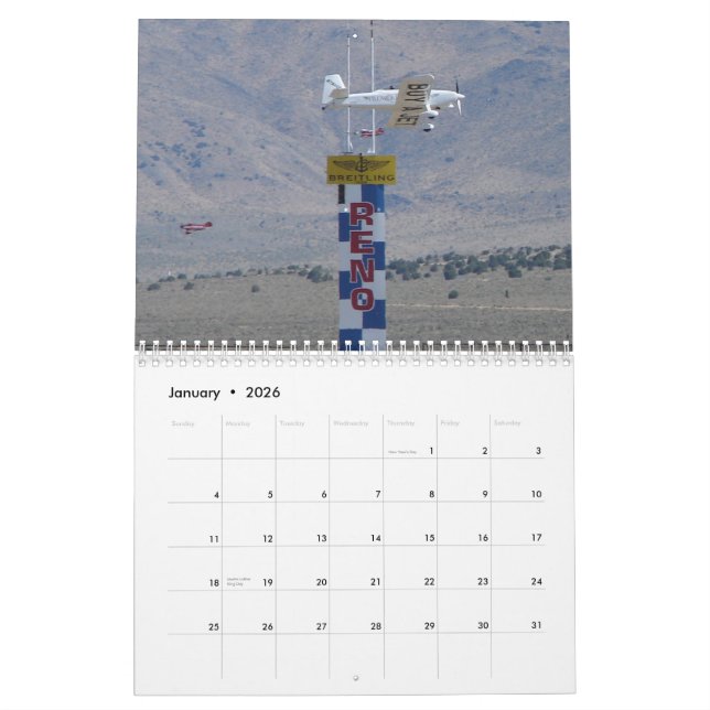 Calendrier Emballage premier de Formule 1 de Jet (Jan 2026)