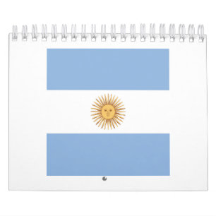 Calendrier Emblème du drapeau argentin