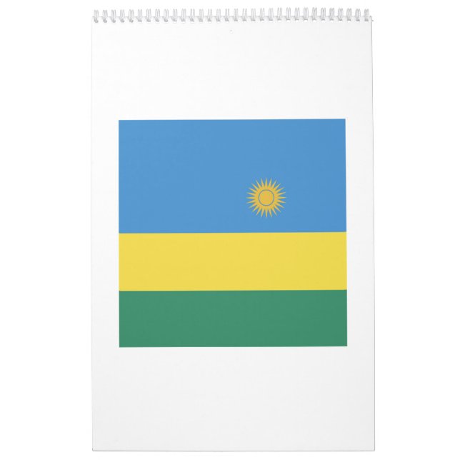 Calendrier Emblème du drapeau rwandais (Protection)