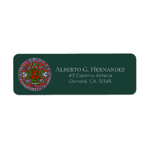 Calendrier en pierre de soleil aztèque mexicain ve