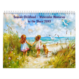 Calendrier Enfance au bord de la mer – Souvenirs à l'aquarell