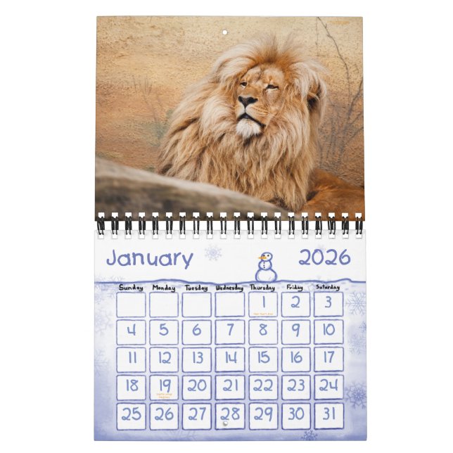 Calendrier Enfants - 2015 - Vie sauvage (Jan 2026)