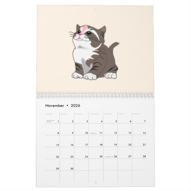 Calendrier "Enfants" - Mignonne (Nov 2026)