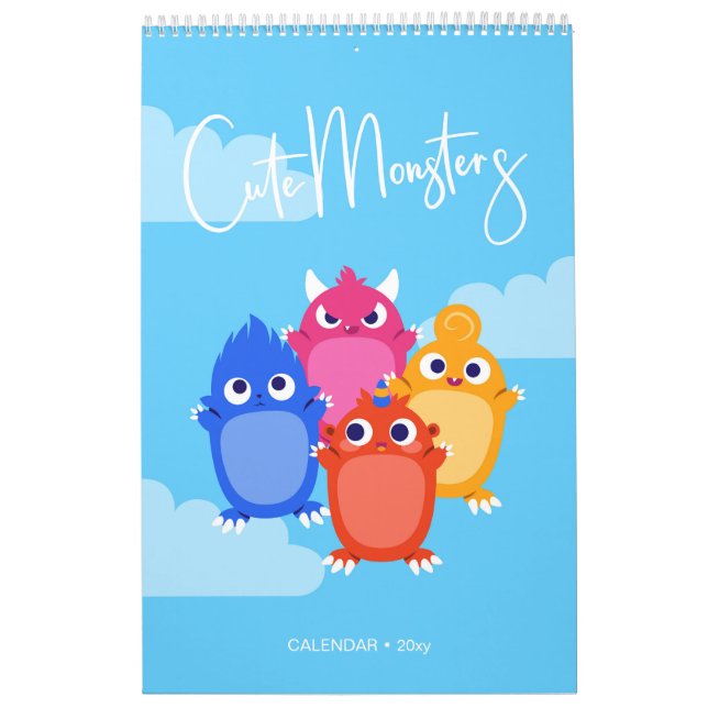 Calendrier Enfants Monstres mignons (Protection)