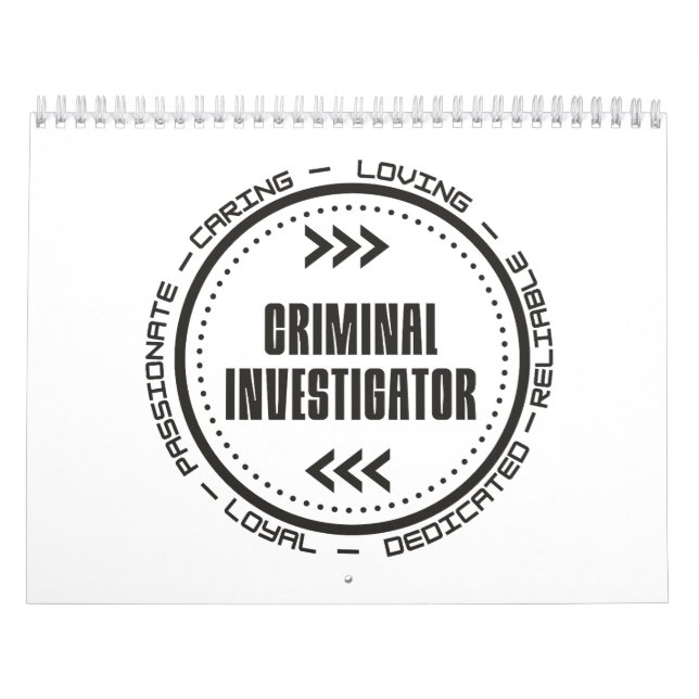 Calendrier Enquêteur criminel (Protection)