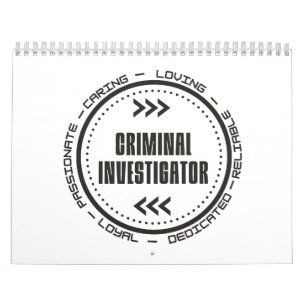 Calendrier Enquêteur criminel