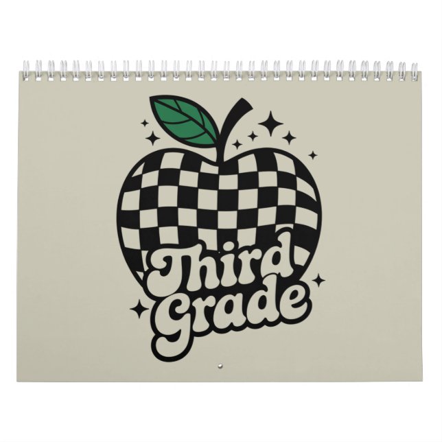 Calendrier Enseignant 3e année Retour à l'école (Protection)