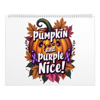 Calendrier Épices citrouilles et pourpre Nice : Funny Fall Aw