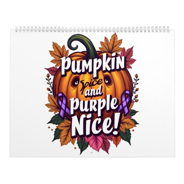 Calendrier Épices citrouilles et pourpre Nice : Funny Fall Aw (Protection)
