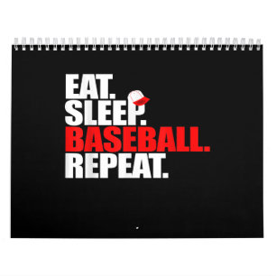 Calendrier Équipe cycliste Eat Sleep Baseball