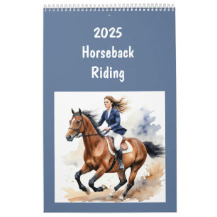 Calendrier Équitation 2025 équitation dans toutes les saisons