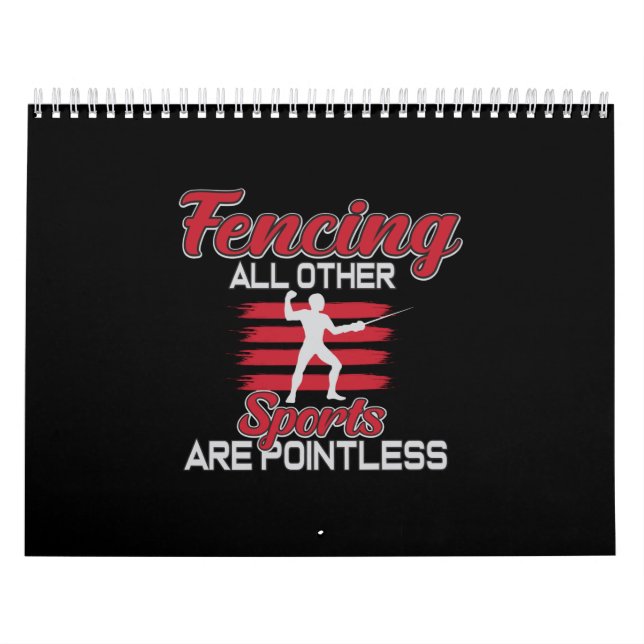 Calendrier Escrime Les autres sports sont des cadeaux sans po (Protection)