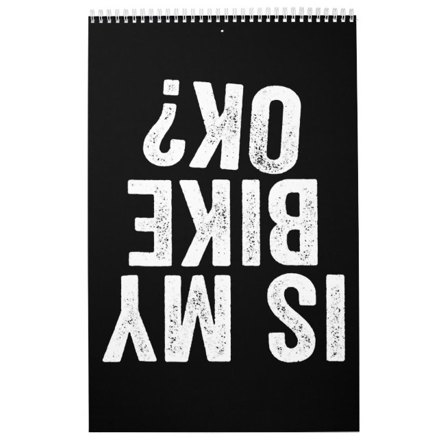 Calendrier Est-Ce Que Mon Vélo Est Bon Cadeau Amusant Pour Le (Protection)