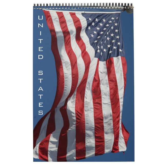 Calendrier états-unis (avec des emplacements) 2025 (Protection)