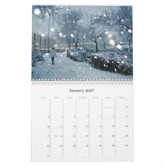 Calendrier éternel de Jérusalem (Jan 2027)