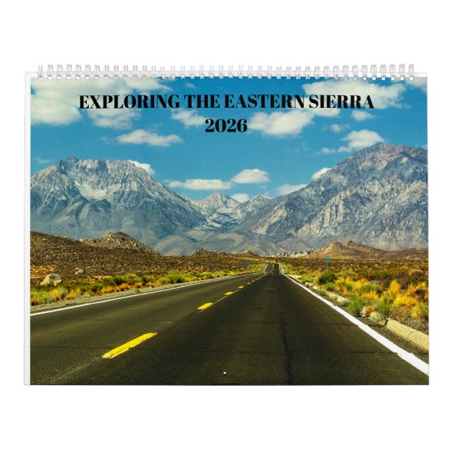 Calendrier Exploring the Eastern Sierra 2026 | Photography (Protection)