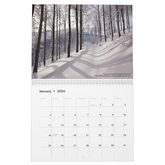 Calendrier extrême du temps 2013 (Jan 2026)