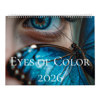 Calendrier Eyes of Color 2026 Calendar