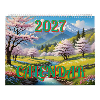 Calendrier Fabuleux Merveilleux 2027 