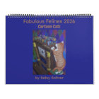 Fabulous Felines 2026 Cartoon Cats