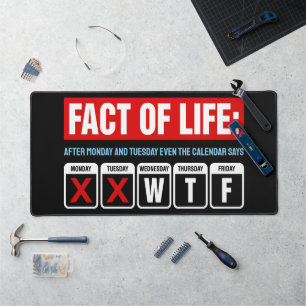 Calendrier Fact of Life dit WTF Humour