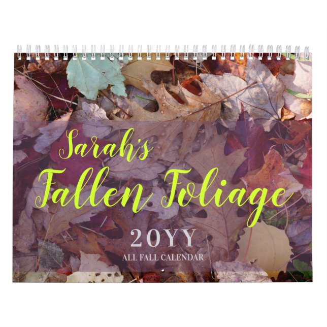 Calendrier Fallen Folift Automne Personnalisé (Protection)