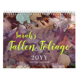 Calendrier Fallen Folift Automne Personnalisé