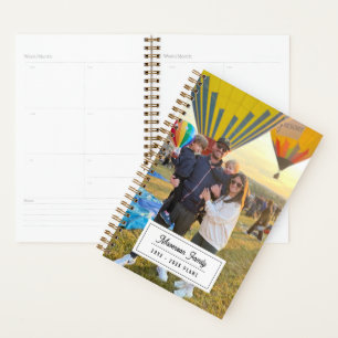 Calendrier familial mensuel hebdomadaire personnal