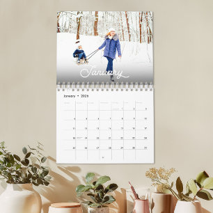 Calendrier familial personnalisé 2026