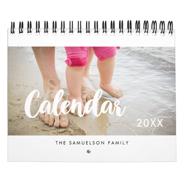 Calendrier familial simple 2026 (Protection)